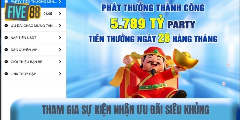 Tham gia sự kiện nhận ưu đãi siêu khủng