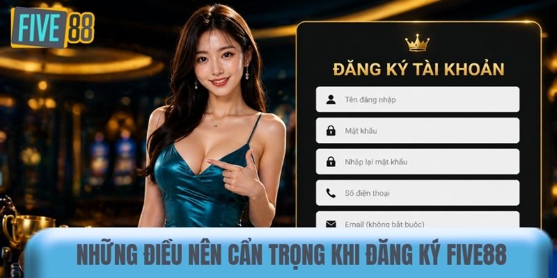 Những điều nên cẩn trọng khi đăng ký tài khoản Five88